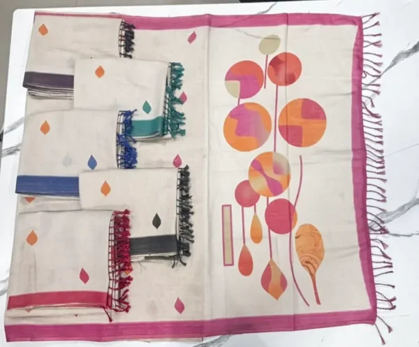 ERODE SILK Designer Bright Color Match Collection Sari